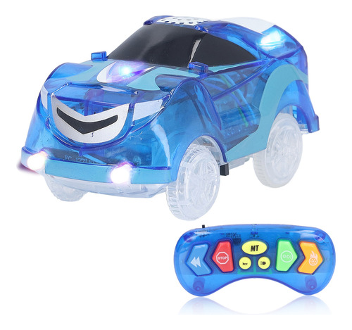 Toy Cars Tracks, 6 Luces Led, Control Remoto, Pista Iluminad