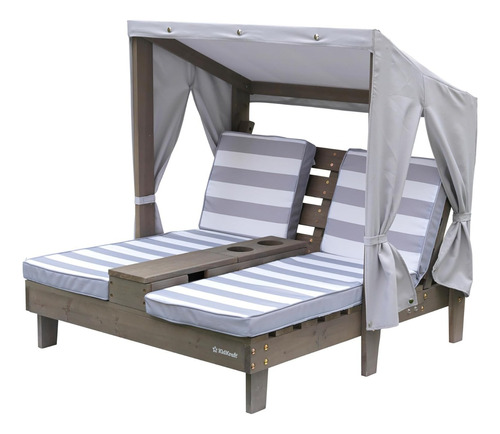 Chaise Lounge Para Niños; Kidkraft, Gris