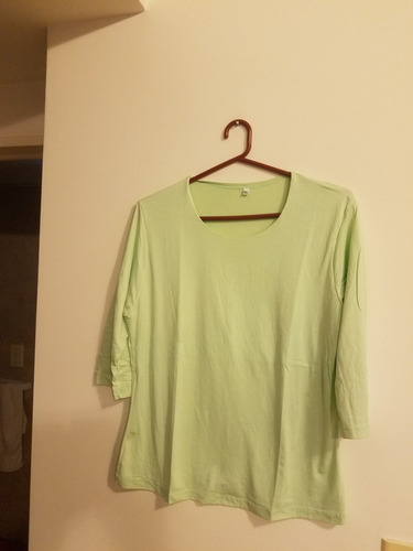 Remera Talle Xl, Manga 3/4