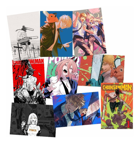 Chainsaw Man 9 Posters A3 (30x42 Cm.)  Papel 80 Gr.