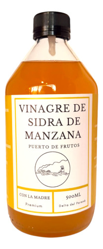 Vinagre De Sidra De Manzana 2l- Orgánico- Vidrio- C/la Madre