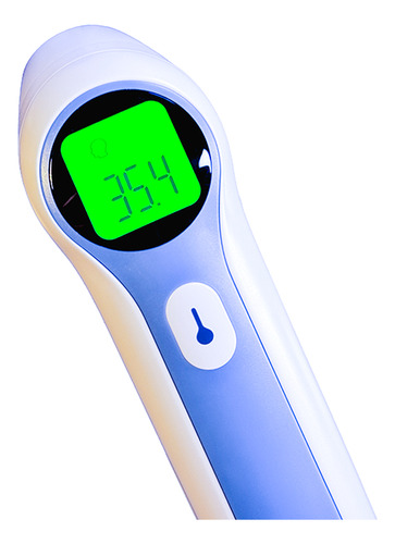 Termômetro Digital Infravermelho Testa E Ouvido Bic Te0102 Cor Branco/azul