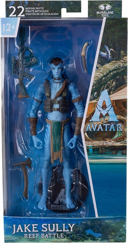 Avatar Figura Jake Sully Batalla Arrecife Mcfarlane Toys