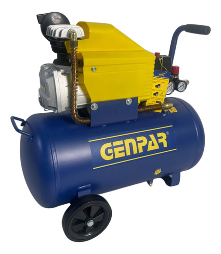 Compresor De Aire 2hp 50 Lts 116psi 110v Genpar