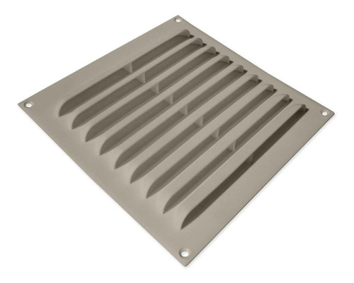 Celosía Ventilación Pvc Plana 20x20cm Almendra 10 Un Dvp