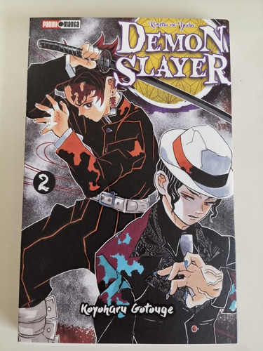 Demon Slayer Kimetsu No Yaiba Manga Anime Tomo 2 Panini
