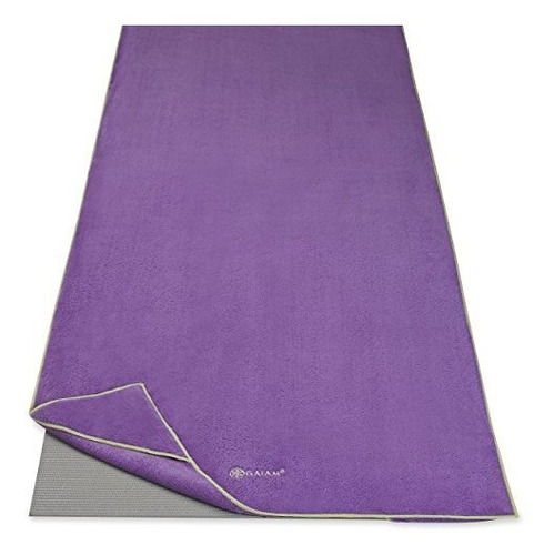 Gaiam Stay Put Toalla De Yoga Tamaño Tapete De Yoga (cabe So