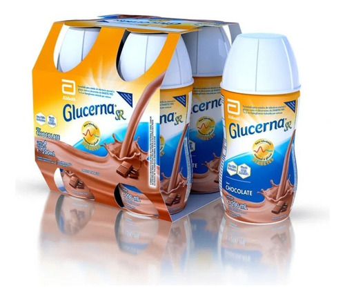Glucerna Chocolate 200ml - Kit Com 4