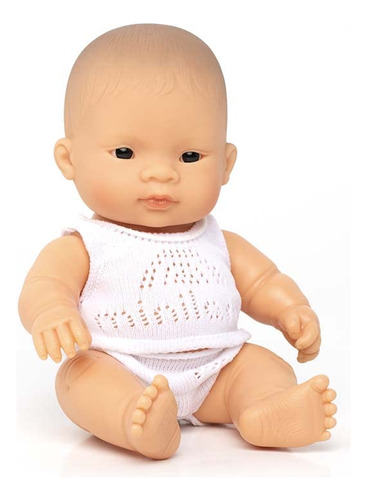 Miniland Educational - Recién Nacido Baby Doll Asian Boy (21