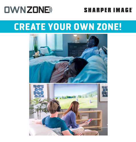 Auriculares Inalámbricos Recargables Para Tv Own Zone De Sha
