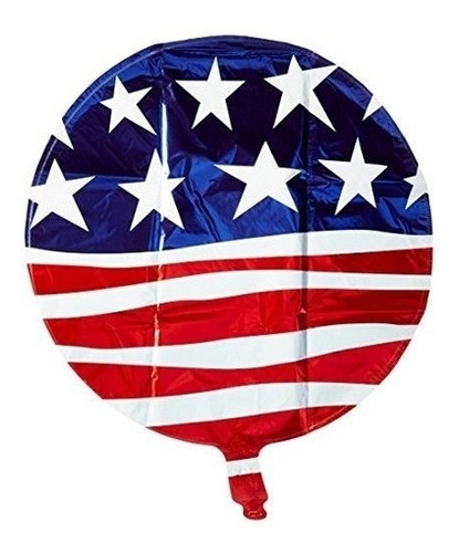 Globo De Mylar Con Bandera De Estados Unidos, 5 Piezas