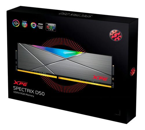 Memoria Ram Ddr4 16gb 3200mhz Xpg Spectrix D50 Rgb Disipador