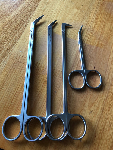 Neurocirugía Tijeras Aesculap-jarit Set X4 (Usado)