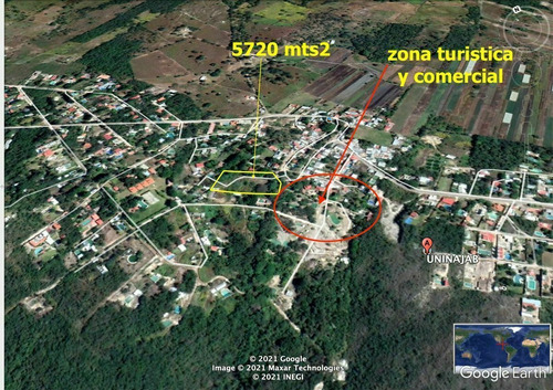 Imagen 1 de 14 de Terreno En Uninajab A Un Lado De La Zona Turística Con Vista