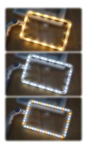 / Lupa Con Luz Decoración Del Hogar Lámpara De Lupa