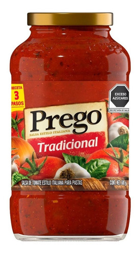 Salsa Para Pasta Prego Tradicional 680 Gr