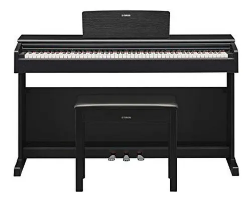 Piano Yamaha Ydp144 Arius Series Con Banco, Negro