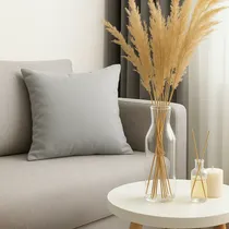 Comprar Set X3 Almohadones Lisos De Colores Con Relleno Extra Grande