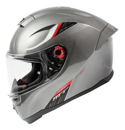 Casco Mt Ff114 Hummer Solid A2 Titanium Brillo