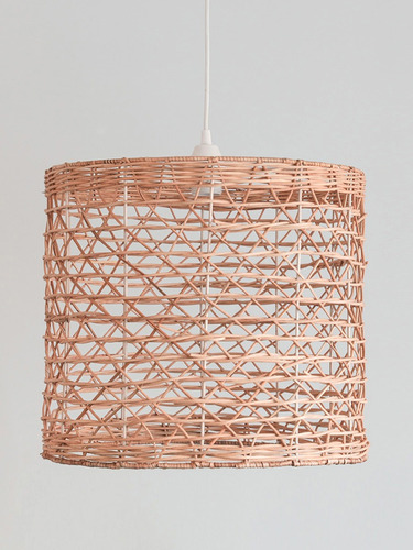 Pantalla colgante Rattan 40 Cm Lampara Mimbre Living Deco