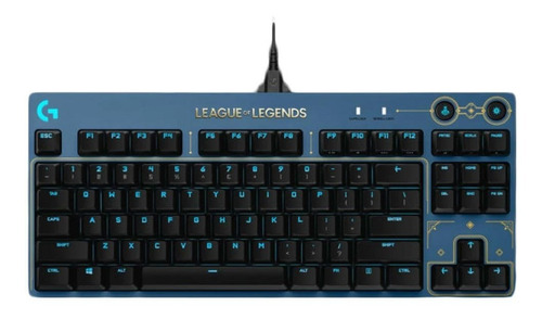 Teclado Logitech Pro Gaming Lol 2--