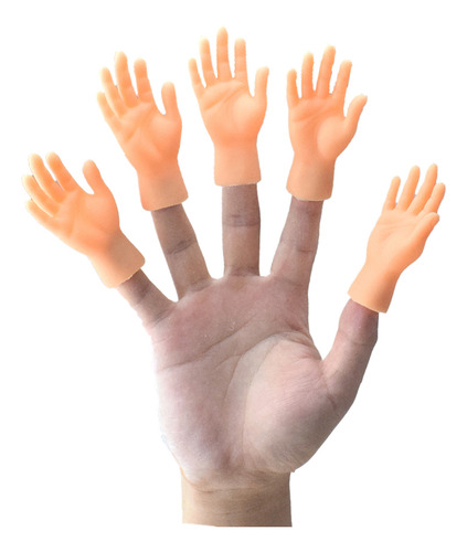 10 Divertidas Marionetas De Mano Naranjas, 2 Unidades, Minid