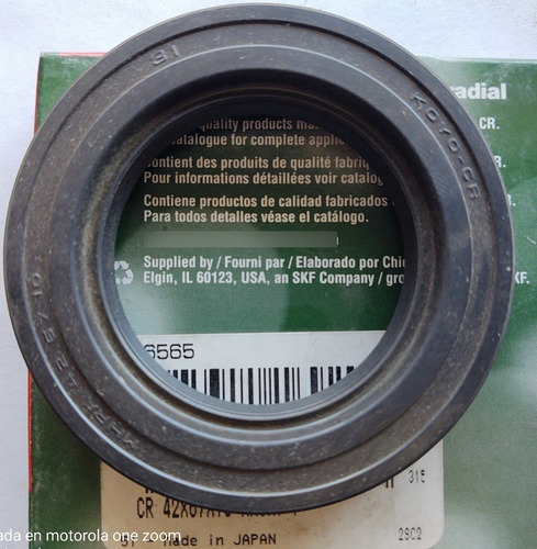 Reten 16565 Medidas 42x67x10 Hule Labio Sin Resorte