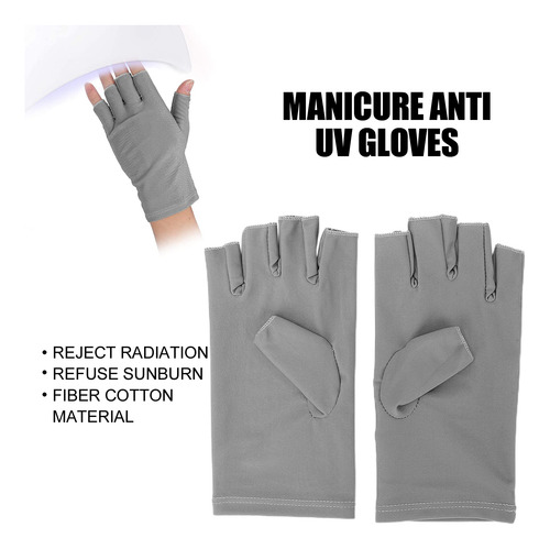 Guante Uv Para Lámpara De Uñas Guantes Con Protección Uv