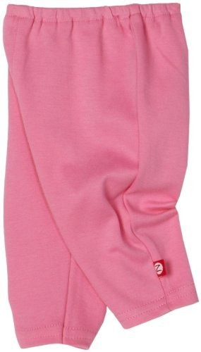 Zutano Sólido Orgánico Legging, 3m (0-3 Meses), Rosado (peta