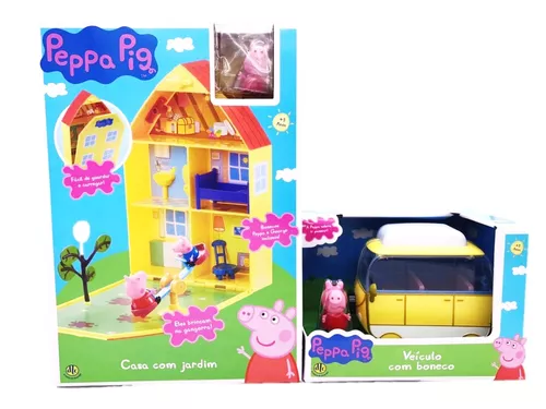 Peppa Pig Casa Com Jardim