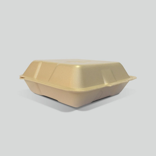 Contenedor Liso Biodegradable Reyma® 8x8 Fecula De Maiz