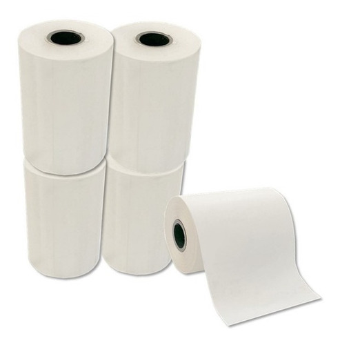 Imagen 3 de 5 de 10 Rollos Papel Térmico 57x30 Impresora Terminal Bancaria