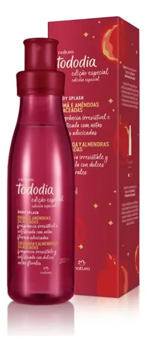 Body Splash Natura Tododia Romã e Amêndoas Glaceadas 200ml