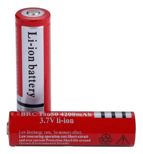 Bateria Litio 18650 Amperaje Real 1000 Mah