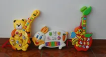 Comprar Piano Y Guitarras Interactivas ( Luces Y Sonido ) Lote X 03
