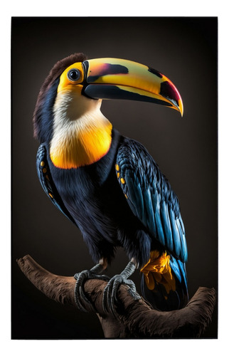 Cuadro De Colección Aves Hermosas Tucan # 3 Ch