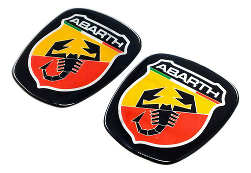 Kit de 2 insignias Fiat Bravo Abarth 2010 a 2016