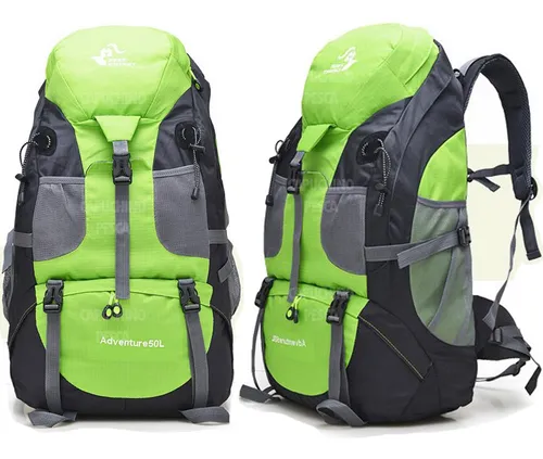 Mochila Mochilero Impermeable 50 Litros Trekking Profesional