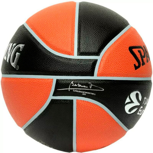 Imagen 3 de 7 de Pelota De Basquet N7 Spalding Euroleague Outdoor Profesional