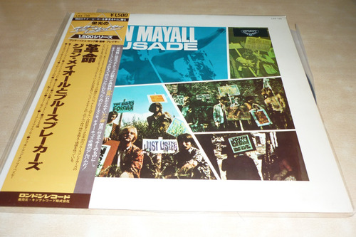 John Mayall Crusade Vinilo Japon 10 Puntos Obi Insert