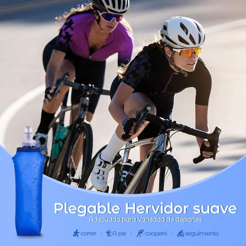 2 Botellas De Agua Blandas, Soft Flask Plegable 250ml
