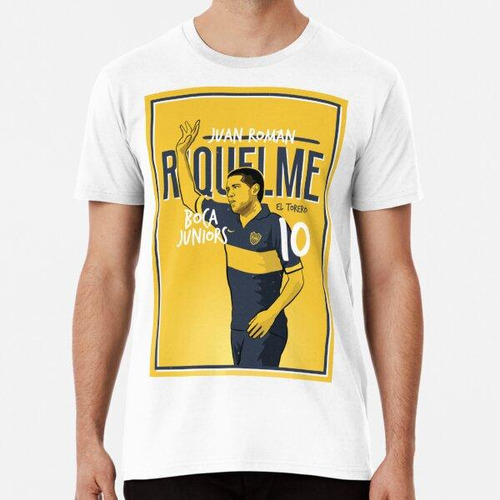 Remera Juan Roman Riquelme - Boca Juniors Algodon Premium