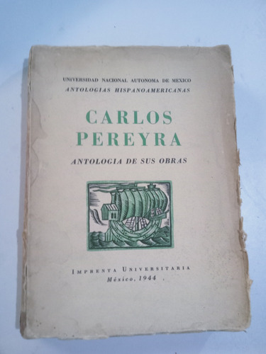 Libro Carlos Pereyra / Antología 