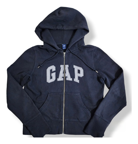 Campera Gap Negro Azulado De Algodón Talle M