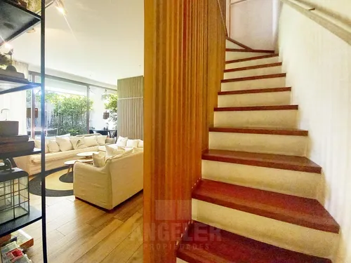 Duplex Con Jardín Y Gran Sala En Piso 1 * 3d/4b En Vitacura