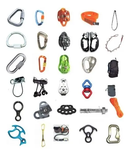 Mosquetón de escalada Usclimb X Unit de 25 nudos