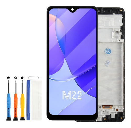 For Samsung Galaxy M22 Sm-m225fv/ds Pantalla Lcd Con Marco