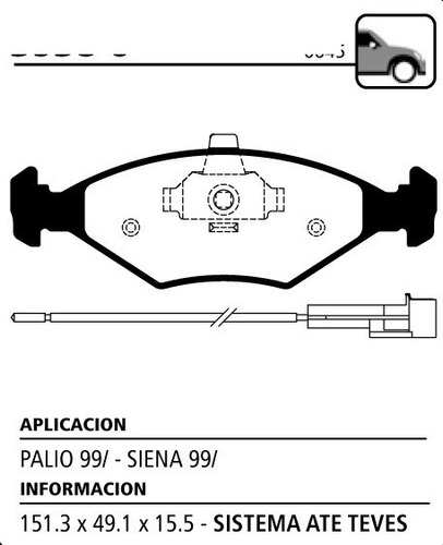 Juego Pastillas De Freno Delanteras Litton Siena Desde 99