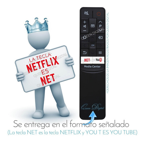 Control Remoto Rc602 Jmi2 Smart Tv Para Tcl L55c1 4k Rca