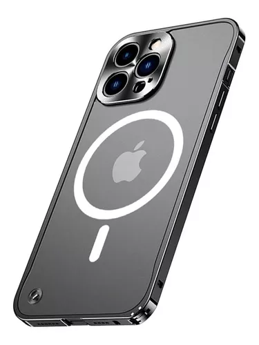 Funda Para iPhone 13 Pro Magnetica Metal Cubre Cam + Vidrio